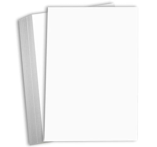 Hamilco White Cardstock Thick 11x17 Paper Heavyweight 120lb Cover Card Stock 25 Pack - size: 120 lb Cover