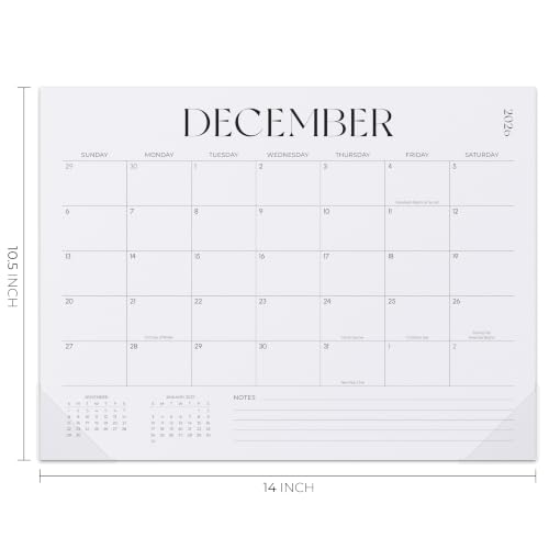 Magnetic Wall Calendar 2026-2027, 18 Month Monthly Calendar from July 2026 to December 2027, 14” x 10.5”, The Perfect Monthly Refrigerator Calendar for Easy Organizing
