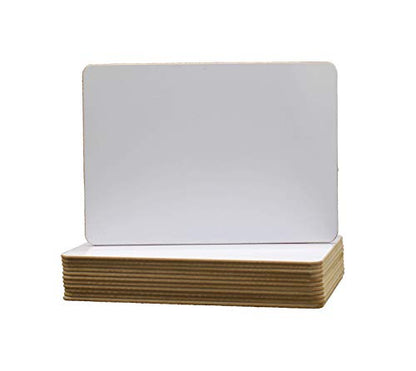 Flipside Products 6" x 9" Two-Sided Dry Erase White Boards, Classroom Pack, Double Sided Lapboard for Class, Reusable for Group Participation - 12 Pack - size: 9"W x 6"H, style: 12 Pack
