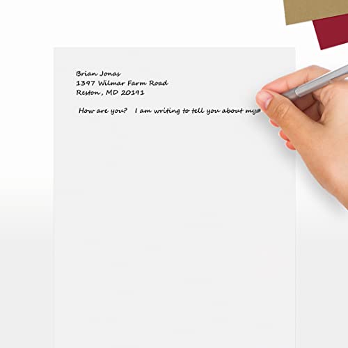 LUXPaper 8.5" x 11" Cardstock | Letter Size | White | 100lb. Cover | 50 Qty - color: White - 100lb.