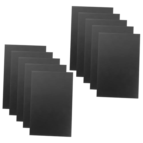 LALAFINA 10-Pack Colorful Blank Foam Boards for DIY Crafts Large Foam Sheets for Art Projects Easy to Cut and Decorate for Schools and Home Decor - color: Black