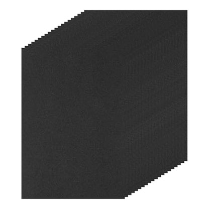 DMiotech 20 Pack Sanded Pastel Papers 10 x 15 Inch, Black Pastel Papers 160GSM Art Cardstock Papers for Artists Crayons Charcoal DIY Crafts - color: Black, size: 10 x 15 Inch