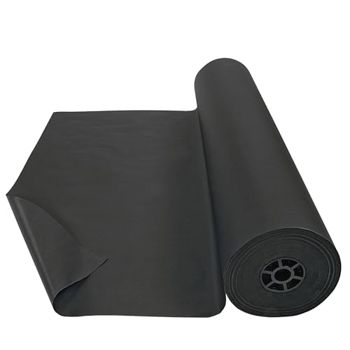 Colorations Dual Surface Paper Roll Classroom Supplies for Arts and Crafts Black (36" x 1000') (Item # DSBK) - color: Black