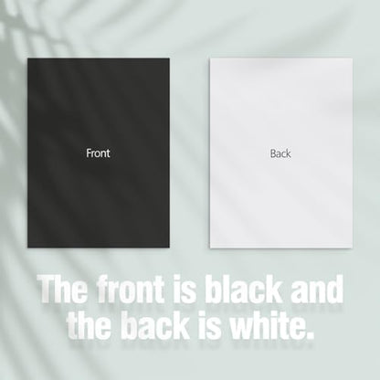 Golden State Art, Pack of 10 Black 18x24 Uncut Photo Mat Matboard, 4-Ply Thick Backing Board for Frame, Picture, Print - color: Black, size: 18x24 - 10 Pack