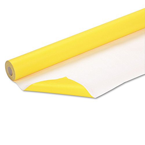 Fadeless Bulletin Board Paper, Fade-Resistant Paper for Classroom Decor, 48” x 50’, Canary, 1 Roll - color: Canary