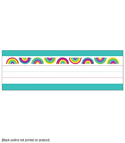 Carson Dellosa Kind Vibes 36PC Name Labels for Kids, Boho Rainbow Tags for Labeling Classroom, School Supplies, Chalkboard, Desk Organizer and Locker Organization Teacher Decor - style: Kind Vibes