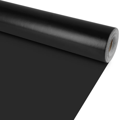 Black Bulletin Board Roll Non-Woven Fabric Poster 15.7" x 65.6ft - color: Pure Black, size: 787.2" x 15.7"