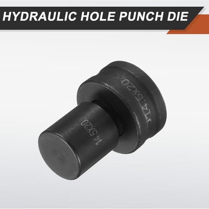 HARFINGTON Hydraulic Hole Punch Die 14.5mm x 20mm Oval Hole 40Cr Steel Electric Punching Kit for CH70 Electric Punching Machine, Black - size: 14.5mm x 20mm
