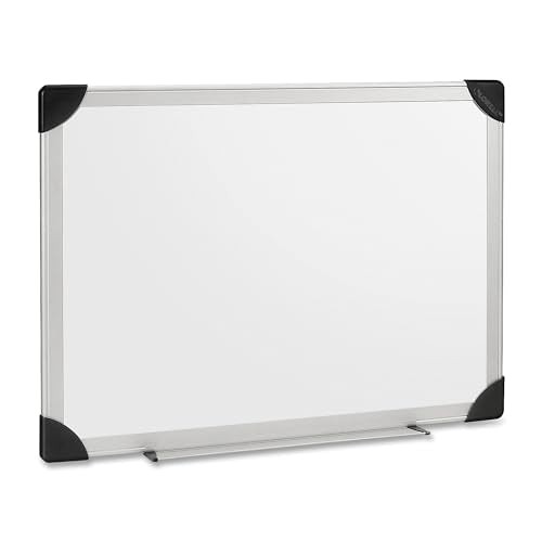 Lorell Dry-Erase Board, 4 by 3-Feet, Aluminum/White - size: 48"W x 36"H