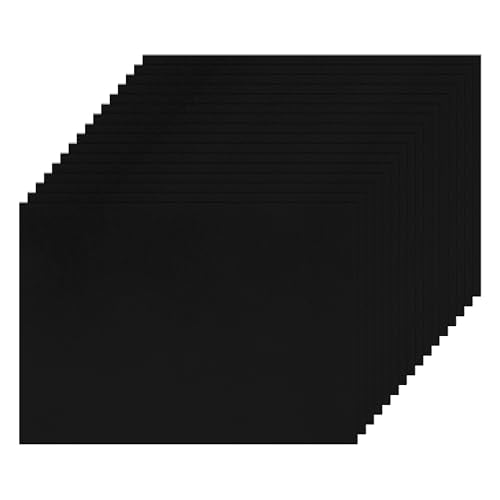Silunkia 80 Sheets Black Cardstock 5 x 7 Crafting Paper, 250gsm/92lb Heavyweight Card Stock Printer Paper for DIY Cards Making, Thank You Cards, Invitations, Recipe, Notecards, Drawing - color: Black, size: 5x7-80pcs