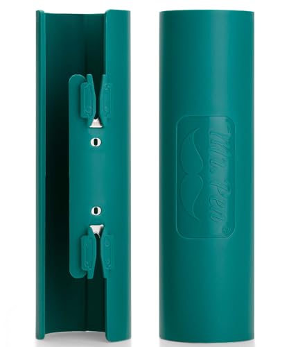 Mr. Pen- Wrapping Paper Cutter, 2 Pcs, Deep Teal | Safe Slide Cutting Tool for Gift Wrap, Crafting, Holiday Packaging, DIY Projects, Christmas Gift Wrapping Paper Cutter Slider