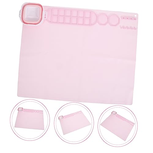 HOMSFOU Silicone Painting Mat for Artists Nonstick Epoxy Silicone Craft Pad Multi Functional Art Mat for Painting Casting Easy to Clean Durable