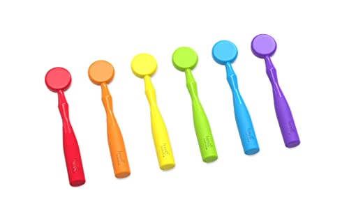 hand2mind Magnetic Wands for Kids, Magnet Wands, Magnets for Kids Science, Magnets for Teaching, Preschool Science Classroom Supplies, Magnet with Handle, Elementary Teacher Must Haves (Set of 6)