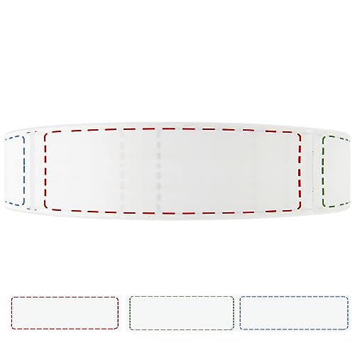 1000 Removable Freezer Labels, 1x3 inches Kitchen Water Oil Tear Resistant No Residue Food Label Stickers to Write on for Bottles Canning Containers Spice Jars Pantry Organization Storage, 3 Color - size: 1000pcs 1" x 3"