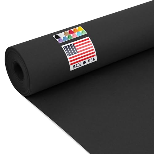 24" x 1200" USA Made Black Kraft Paper Roll, 45 lbs Thickness, American Quality Paper Roll for School, Bulletin Board, Art &Crafts, Gift Wrapping - Non-Toxic, Odorless, Safe | American Quality Paper Roll for School, Bulletin Board, Art &Crafts, Gift Wrapp