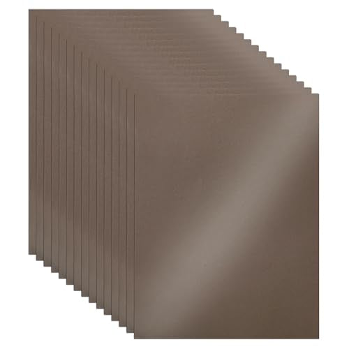 Guakicae 28 Sheets Shimmer Coffee Cardstock 8.5 x 11 Christmas Card, 92lb Heavyweight Dark Brown Paper Card Stock for DIY Making Cards, Wedding Invitations, School Crafting, Greeting Cards - color: Coffee, size: 28 Sheets