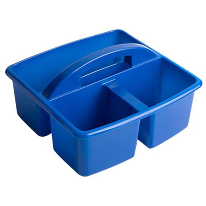 Zerodeko Art Organizer Handle Multi-compartment Classroom Storage Basket for Painting Tools Stationery and Craft Supplies Lightweight and Portable Storage for Home and School