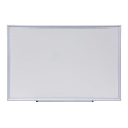 Universal 44624 Dry Erase Board, Melamine, 36 x 24, Aluminum Frame - size: 36"W x 24"H, style: 44624