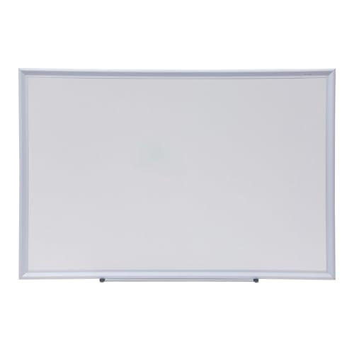 Universal 44624 Dry Erase Board, Melamine, 36 x 24, Aluminum Frame - size: 36"W x 24"H, style: 44624