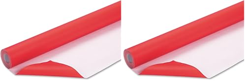 Pacon 57035 Fadeless Paper Roll, 48-Inch x 50 ft., Flame (Pack of 2) - size: 4 ft x 50 ft (Pack of 2)