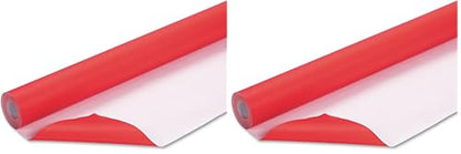 Pacon 57035 Fadeless Paper Roll, 48-Inch x 50 ft., Flame (Pack of 2) - size: 4 ft x 50 ft (Pack of 2)
