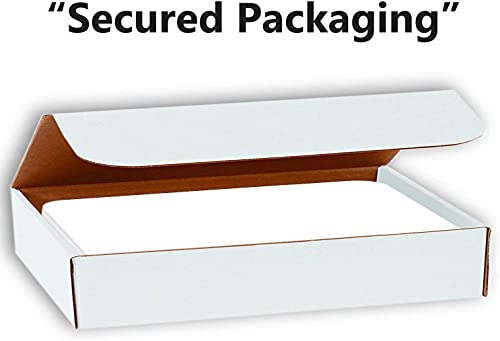 Hamilco White Cardstock Thick Paper - Blank Index Flash Note & Post Cards with Rounded Corners - Greeting Invitations Stationery 5 X 7" Heavy weight 100 lb Card Stock (100 Pack) - size: 5" x 7" cards
