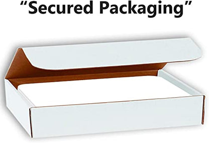 Hamilco White Cardstock Thick Paper - Blank Index Flash Note & Post Cards with Rounded Corners - Greeting Invitations Stationary 4 X 6" Heavy weight 100 lb Card Stock for Printer - 100 Pack - size: 4" x 6" cards