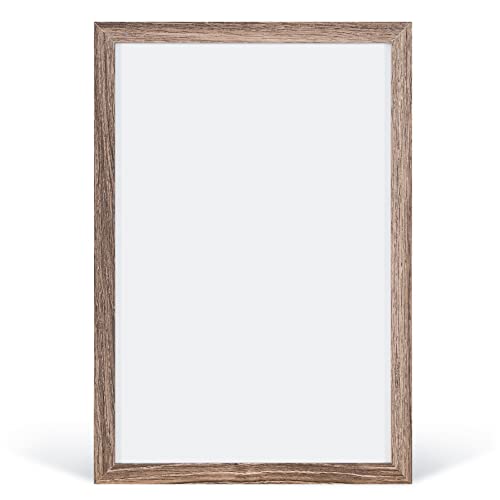 U Brands Organization Center Kit, Rustic Wood Frame, Includes Magnetic Dry Erase Calendar, Magnetic Whiteboard, Linen Bulletin Board, Along with 6 Pins, 4 Markers, and 4 Magnets (4835U00-01)