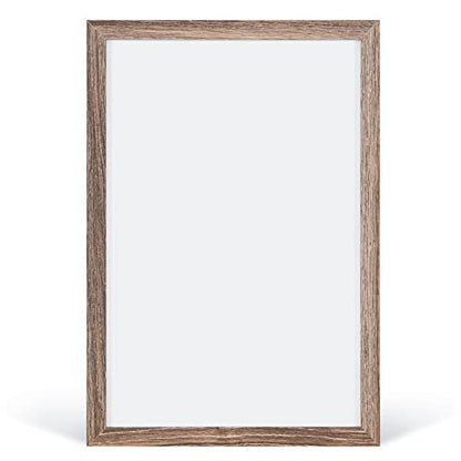 U Brands Organization Center Kit, Rustic Wood Frame, Includes Magnetic Dry Erase Calendar, Magnetic Whiteboard, Linen Bulletin Board, Along with 6 Pins, 4 Markers, and 4 Magnets (4835U00-01)