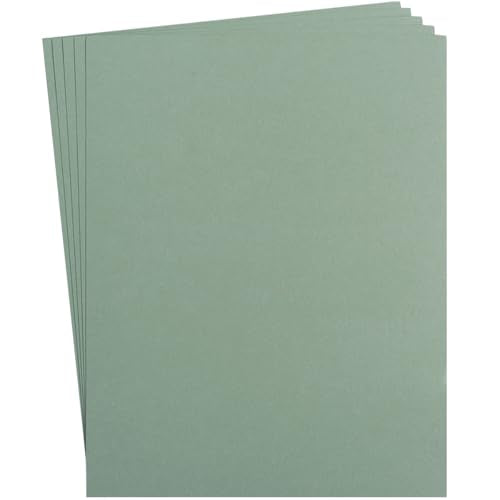 30 Sheets Cardstock Paper 8 1/2 x 11 Inches, Sage Green | For Crafts and Invitations - color: Sage Green