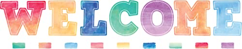 Teacher Created Resources Watercolor Welcome Bulletin Board
