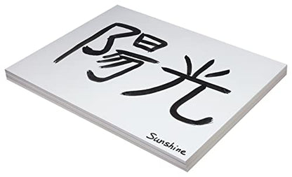 School Smart Pacon Heavyweight Tagboard, 18 x 24 Inches, 11 Pt, White, Pack of 100 (085498)
