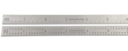 HHIP 4906-0162 3R Flex Rule, Graduations 1/32, 1/64, 10ths & 50ths, 8" Length X 1/2" Width - size: 8" 3R, style: HHIP - Flex