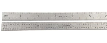 HHIP 4906-0162 3R Flex Rule, Graduations 1/32, 1/64, 10ths & 50ths, 8" Length X 1/2" Width - size: 8" 3R, style: HHIP - Flex