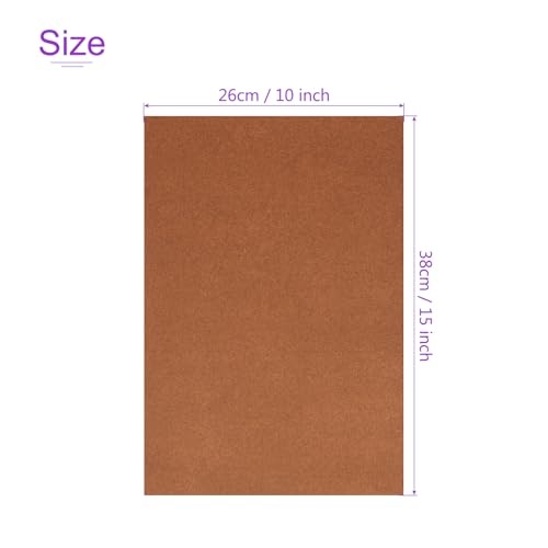 DMiotech 20 Pack Sanded Pastel Papers 10 x 15 Inch, Brown Pastel Papers 160GSM Art Cardstock Papers for Artists Crayons Charcoal DIY Crafts - color: Brown, size: 10 x 15 Inch
