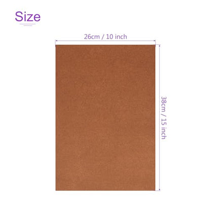 DMiotech 20 Pack Sanded Pastel Papers 10 x 15 Inch, Brown Pastel Papers 160GSM Art Cardstock Papers for Artists Crayons Charcoal DIY Crafts - color: Brown, size: 10 x 15 Inch