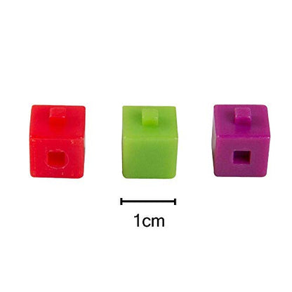 hand2mind Centimeter Cubes, Plastic, Connecting, Math manipulatives, Counting for Kids, counters, Elementary Teacher Must Haves (Set of 500)