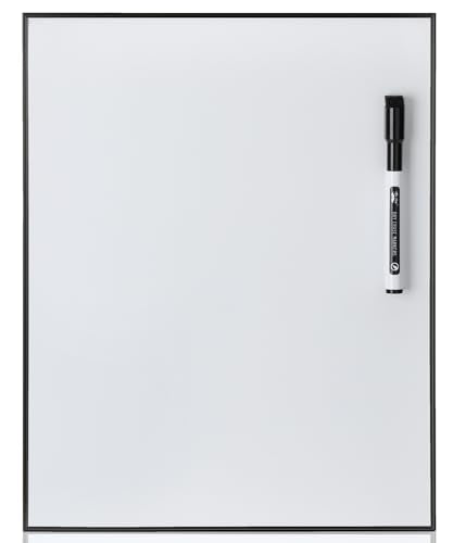 Mr. Pen- Small Dry Erase Board, 11x14 Inches | Whiteboard with Black Dry Erase Marker, Aluminum Frame, Magnetic Small White Board for Students, Home, Office and Classroom - color: Black