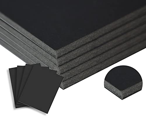 3/16" Black Foam Core Boards 9x12-5 Pack. Many Sizes Available. Acid Free Craft Poster Board for Signs, Buffered Presentations, School, Office and Art Projects - size: 9x12 5 Pack