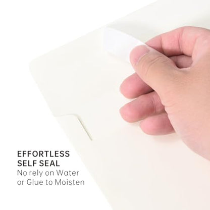 70 Packs A4 Envelopes, White, 4x6 Photo, Self Seal for Invitations, Weddings, Baby Shower, Photos, Postcards, Greeting Cards, Mailing (Cream White, 70 Pack A4 (4.72x6.50in) Envelopes) - color: Cream White, size: 30 Pack A7 (5.31x7.28in) Cards and Envelope