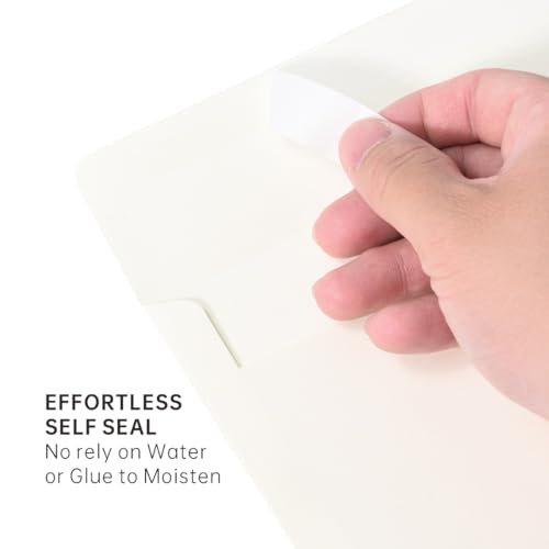 70 Packs A4 Envelopes, White, 4x6 Photo, Self Seal for Invitations, Weddings, Baby Shower, Photos, Postcards, Greeting Cards, Mailing (Cream White, A7 (5.31x7.28in)) - color: Cream White, size: 50 Pack A7 (5.31x7.28in) Envelopes
