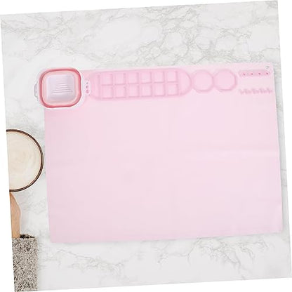 HOMSFOU Silicone Painting Mat for Artists Nonstick Epoxy Silicone Craft Pad Multi Functional Art Mat for Painting Casting Easy to Clean Durable