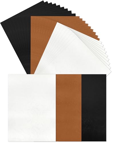 30 Pack Leather Print Card Stock Engraved A4 Thick Cardstock Paper Poster Boards Thick Paper Sheets for Notebook Cover Cardmaking Scrapbook Signs Party Decor DIY Craft (8.5x11 inch) - color: Leather Print Style