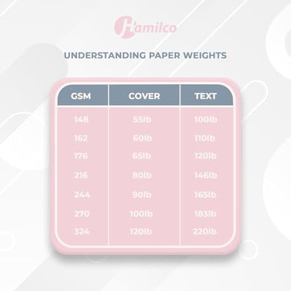 Hamilco White Glossy Cardstock Paper 8.5x11-100lb Cover Heavyweight Card Stock for Laser Printers, Crafts, Invitations, Photo Cards & Brochures (50 Sheets) - size: 100lb cover