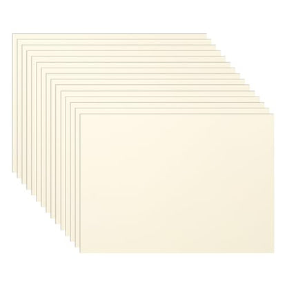 Guakicae 24 Sheets Cream Cardstock 8.5 x 11 Craft Paper, 300gsm/110lb Heavyweight Paper Card Stock for Cards Making, Invitations, Business Cards, Birthday - color: Cream, size: 8.5x11-24pcs
