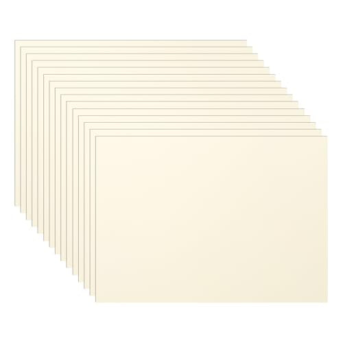 Guakicae 100 Sheets Cream Cardstock 8.5 x 11 Certificate Paper, 300gsm/110lb Off White Paper Card Stock for Invitations, Thank You Cards, DIY Card Making, Menus - color: Cream, size: 8.5x11-100pcs
