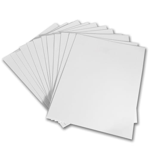 QIDIWIN EVA Foam Craft Sheets - 9x12 Inch 2mm Thick Versatile Non-Adhesive Foam for DIY, Cosplay, Scrapbooking, Classroom Projects - Durable, Flexible, Perfect for Crafting, 12 Pack(White) - color: White