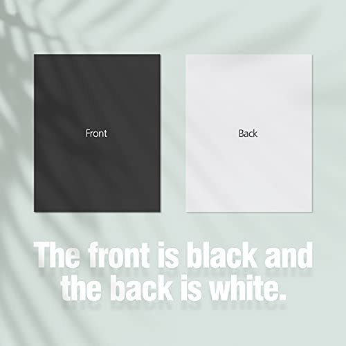 Golden State Art, 10 Pack 11x14 Uncut Photo Mat Matboard, Black Backing Board for Frame, Picture, Print - color: Black, size: 11x14 - 10 Pack
