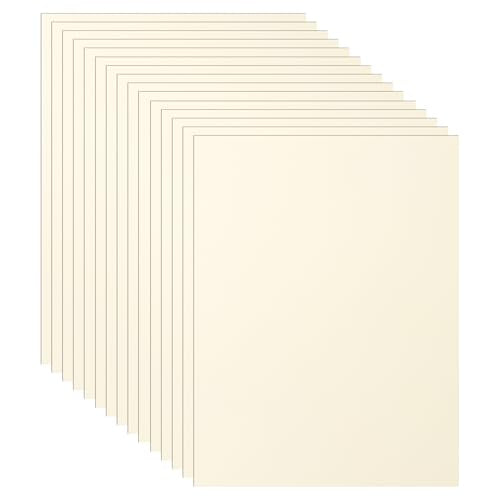 Guakicae 40 Sheets Cream Cardstock 8.5 x 11 Off White Paper, 75lb Premium Ivory Card Stock Craft Paper for DIY Card Making, Wedding Invitations, Thank You Cards, Business Cards, Menus - color: Cream, size: 40 Sheets