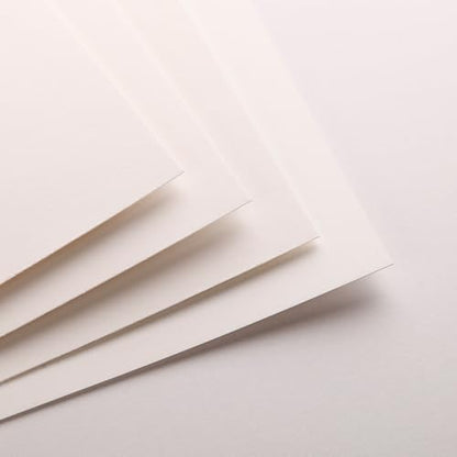 Clairefontaine 96001C Pastelmat White, glued, 18x24cm, 18 x 24 cm - size: 18 x 24 cm, style: Card Pad No 3